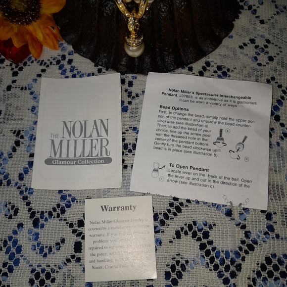 Nolan Miller "Spectacular InterChangeAble Pendant" Necklace With Three Looks - Picture 11 of 14